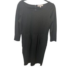 The Vanity Room Black Bodycon Sheath Dress with Back Zip Size S Small H17